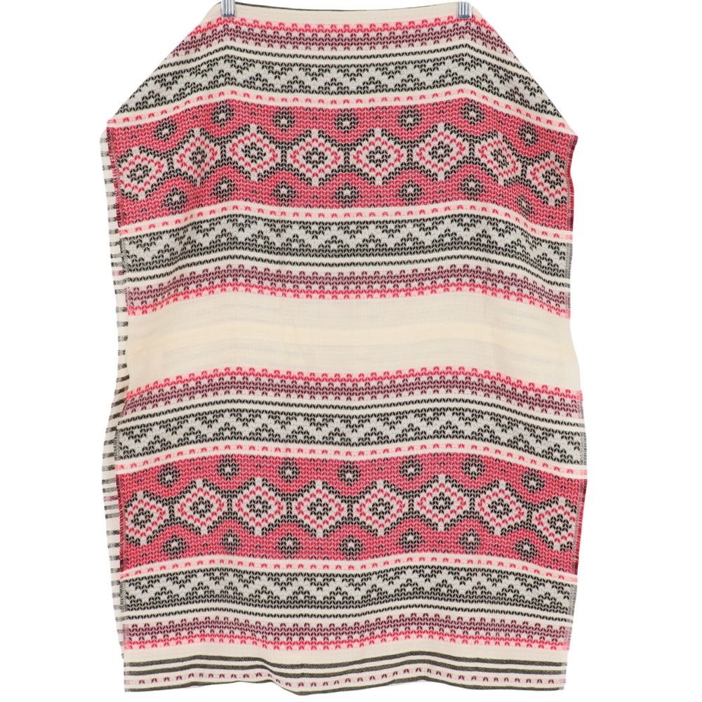 J. Jill Cream Multi Fair Isle Geometric Infinity Scarf NWT One Size 281921